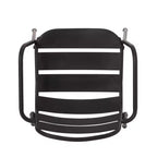 Terra Nova Outdoor 3pc Bistro Set: Matte Black, Curved Iron Frame, Round Table - Christopher Knight Home
