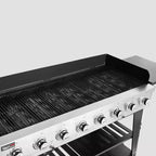 Royal Gourmet 8-Burner Large Event 104000 BTU Gas Grill Black