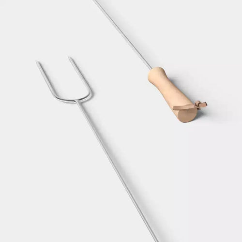 2pc Marshmallow Roasting Log Tong Sticks Gray - Threshold™