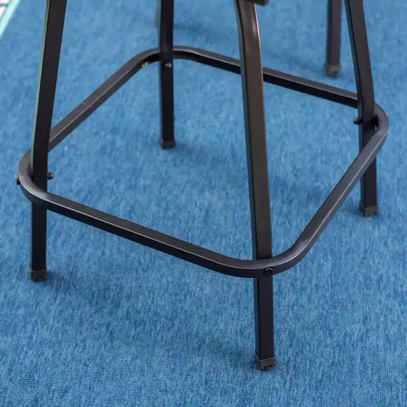 3pc Outdoor Swivel Bar Height Stools & Table - Captiva Designs: Patio Bistro Set, Rust-Resistant