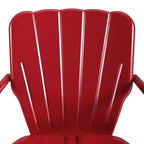 Ridgeland 3pc Outdoor Bistro Set with Table & 2 Chairs - Red - Crosley