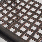 2pk Waterbury Aluminum Patio Barstools Copper - Christopher Knight Home: Traditional Scroll Design, Weather-Resistant