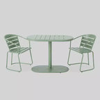 Santa Monica 3pc Iron Patio Bistro Set - Crackle Green - Christopher Knight Home: Weather-Resistant, 2-Seater Outdoor Dining Set