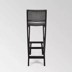 Polaris 2pk Acacia Wood Folding Barstools Dark Gray - Christopher Knight Home