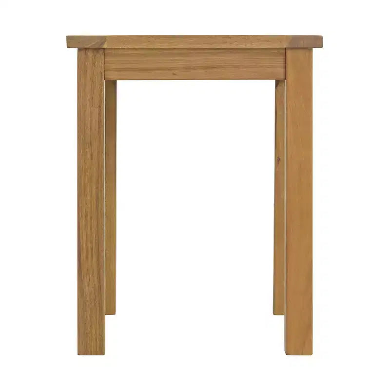Alaterre Furniture 3pc Okemo Outdoor Patio Acacia Wood Bistro Set