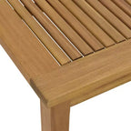 Alaterre Furniture 3pc Okemo Outdoor Patio Acacia Wood Bistro Set