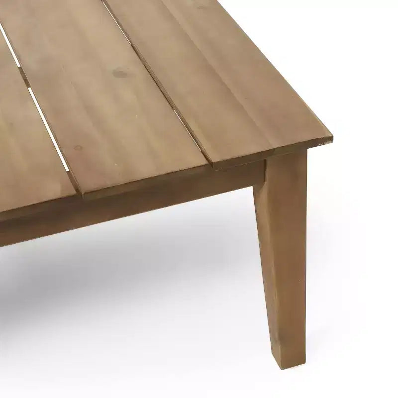 Christopher Knight Home Kiara Acacia Wood Outdoor Coffee Table Light Brown
