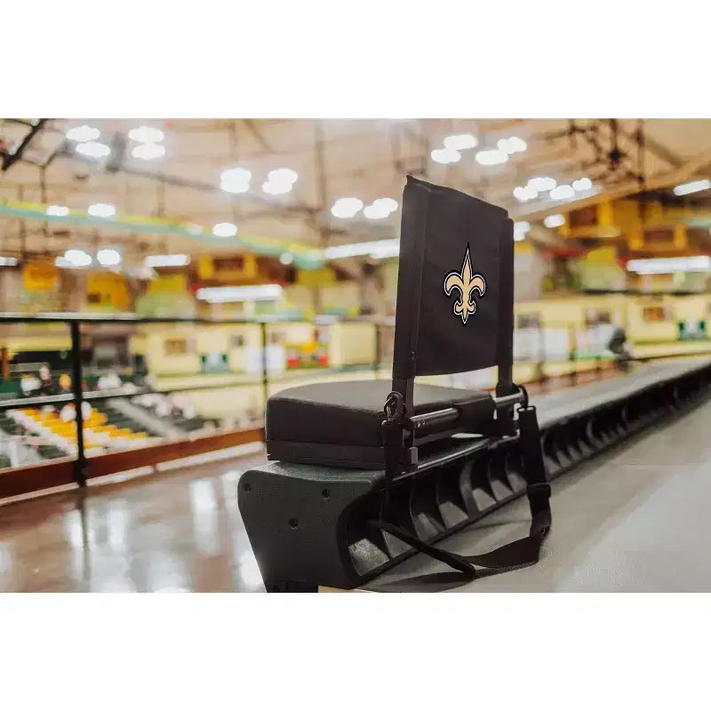 NFL New Orleans Saints Stadium Seat Cushion with Back Support