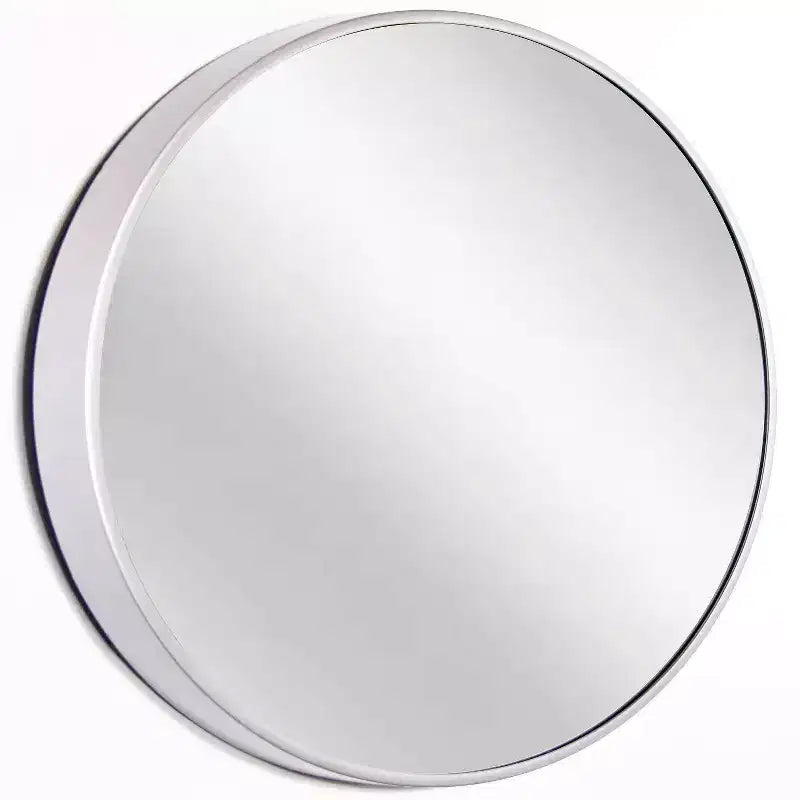 21" Plata Wall Mirror Silver - Infinity Instruments: Modern Round, No Assembly, Wall Mount