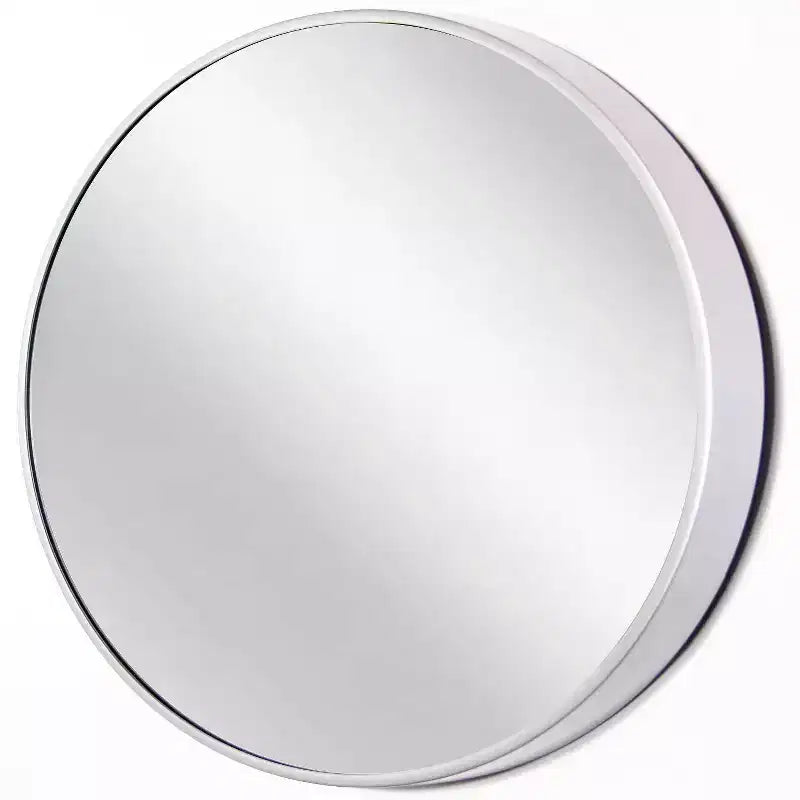 21" Plata Wall Mirror Silver - Infinity Instruments: Modern Round, No Assembly, Wall Mount