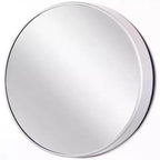 21" Plata Wall Mirror Silver - Infinity Instruments: Modern Round, No Assembly, Wall Mount