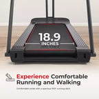 Sunny Health & Fitness Endurance Cardio Wide Treadmill with Handrails and Bluetooth