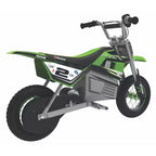 Razor SX350 Dirt Rocket McGrath Motocross Electric Bike - Green: Steel Frame, 250W Motor