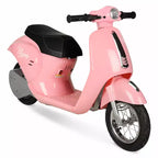 Hyper Blush Retro Scooter 24 Volt Battery Powered Electric Scooter with Easy Twist Throttle: Steel & Plastic, 15 mph, 170 lb Capacity
