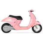 Hyper Blush Retro Scooter 24 Volt Battery Powered Electric Scooter with Easy Twist Throttle: Steel & Plastic, 15 mph, 170 lb Capacity