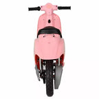Hyper Blush Retro Scooter 24 Volt Battery Powered Electric Scooter with Easy Twist Throttle: Steel & Plastic, 15 mph, 170 lb Capacity