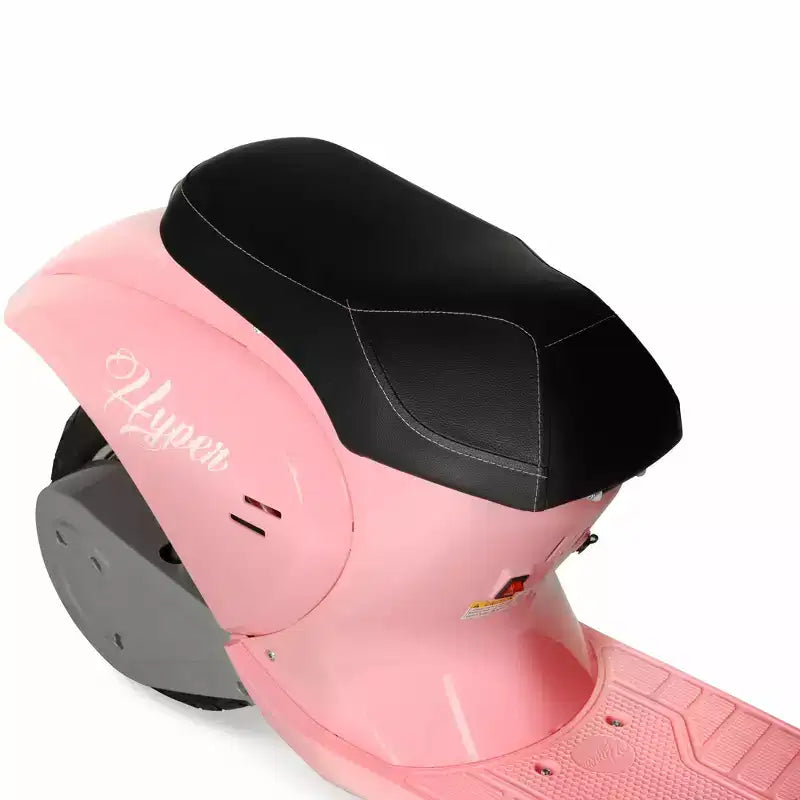 Hyper Blush Retro Scooter 24 Volt Battery Powered Electric Scooter with Easy Twist Throttle: Steel & Plastic, 15 mph, 170 lb Capacity