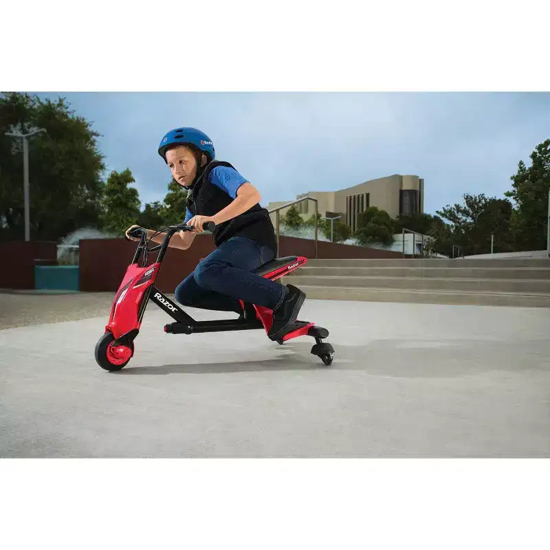 Razor Drift Rider Electric Bike - Red