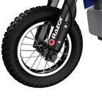 Razor 24V MX350 Dirt Rocket Electric Powered Ride-On Bike - Blue: 250W Motor, 14 MPH