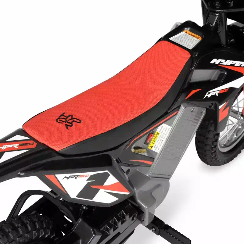 Hyper HPR350 Dirt Bike 24 Volt Electric Motorcycle for Kids' - Exclusive Red/Black
