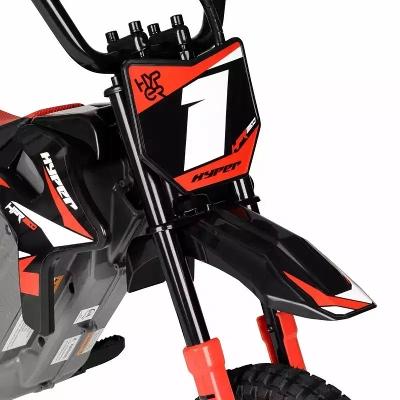 Hyper HPR350 Dirt Bike 24 Volt Electric Motorcycle for Kids' - Exclusive Red/Black