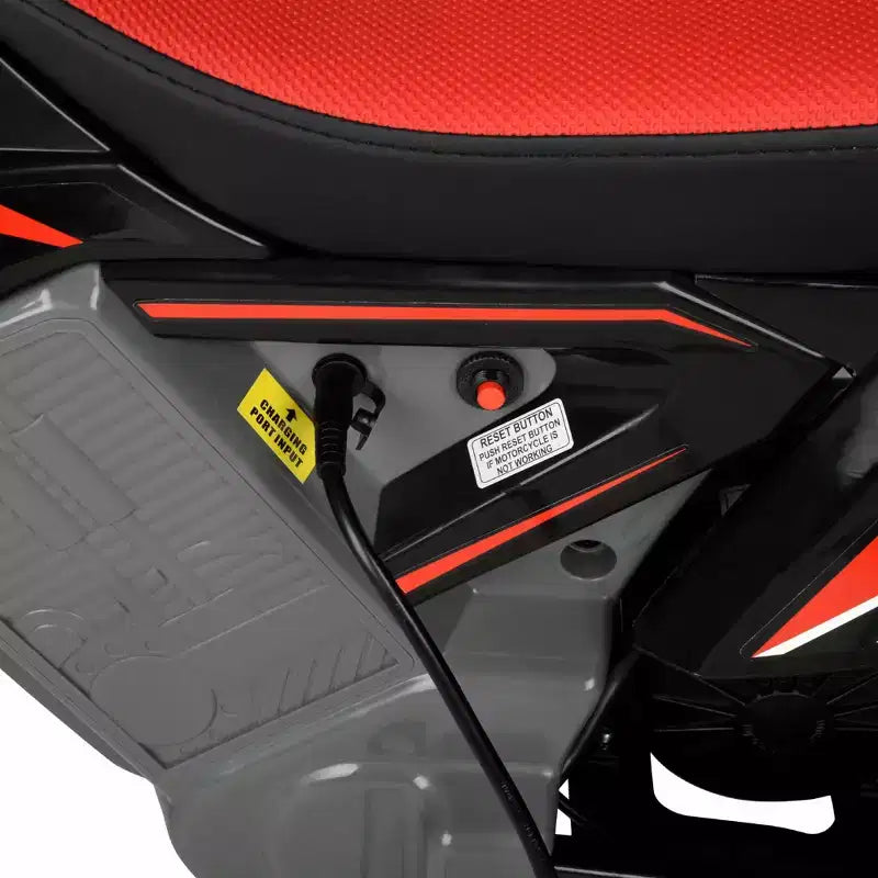 Hyper HPR350 Dirt Bike 24 Volt Electric Motorcycle for Kids' - Exclusive Red/Black