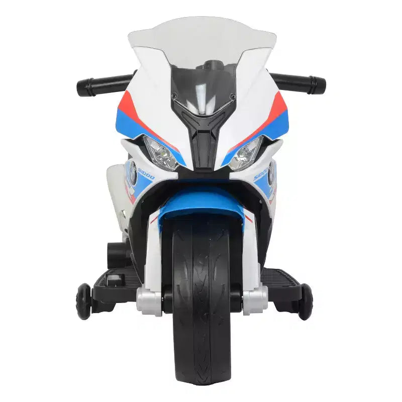 Best Ride on Cars 12V BMW Motorcycle Powered Ride-On - White: Plastic, 3+ Years, 50 lb Capacity