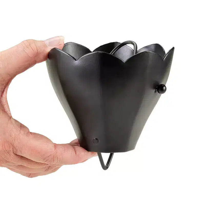 Good Directions 8.5' Modern Farmhouse Tulip Aluminum Rain Chain - Black