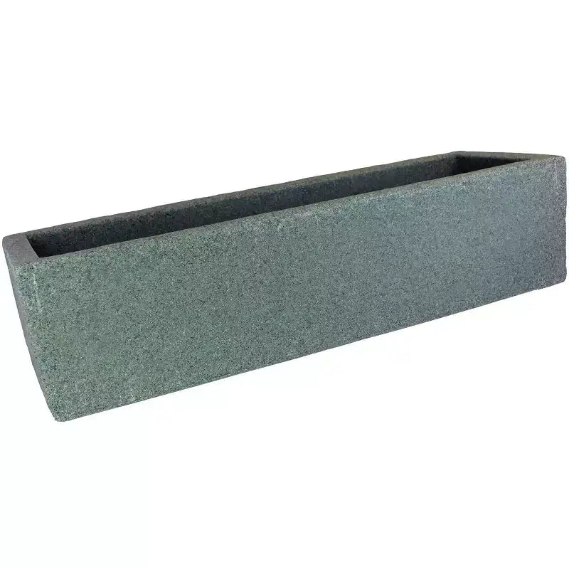 Emsco Trough: Weatherproof Resin, Ground Freestanding Planter, No Assembly Required 10"x30"x7.5", Rectangular