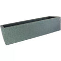Emsco Trough: Weatherproof Resin, Ground Freestanding Planter, No Assembly Required 10"x30"x7.5", Rectangular
