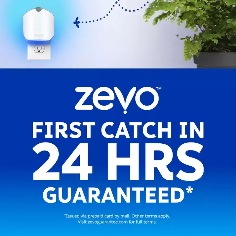 Zevo Plant Flying Insect Trap 3pk Refill White