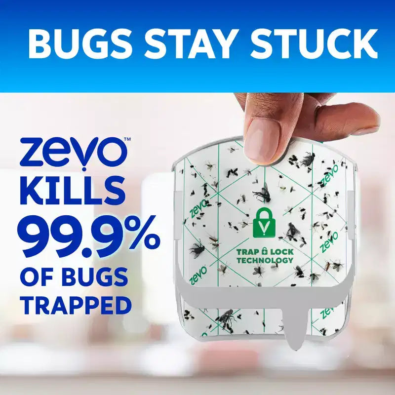 Zevo Plant Flying Insect Trap 3pk Refill White