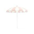 MINNIDIP Round Scalloped Market Patio Umbrella - Blush