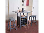 Casey 3 Piece Drop Leaf Pub Set - AMH8504 - Safavieh Couture
