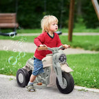 Qaba Ride on Motorcycle, 6V Ride on Bubble Car, 3 Wheeled 2 MPH Electric Motorcycle for Kids w/ LED Headlight, Music, Forward & Reserve