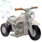 Qaba Ride on Motorcycle, 6V Ride on Bubble Car, 3 Wheeled 2 MPH Electric Motorcycle for Kids w/ LED Headlight, Music, Forward & Reserve