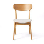GDFStudio Balfern 5 Pieces Mid Century Modern Upholstered Wood Dining Set