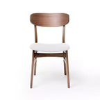 GDFStudio Balfern 5 Pieces Mid Century Modern Upholstered Wood Dining Set