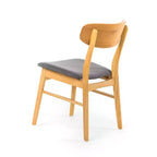 GDFStudio Balfern 5 Pieces Mid Century Modern Upholstered Wood Dining Set