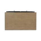 Signature Design by Ashley Drazmine Two-Tone Lift Top Coffee Table with Storage Drawers & Casters, Brown