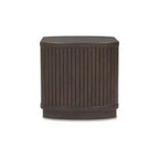 Signature Design by Ashley Korestone Contemporary End Table with Storage Shelf, Dark Brown