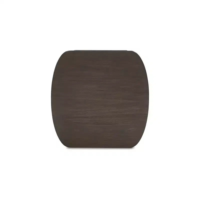 Signature Design by Ashley Korestone Contemporary End Table with Storage Shelf, Dark Brown
