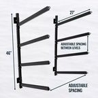 StoreYourBoard Sandbridge SUP & Surfboard Storage | Outdoor Adjustable Rack | 4 Level