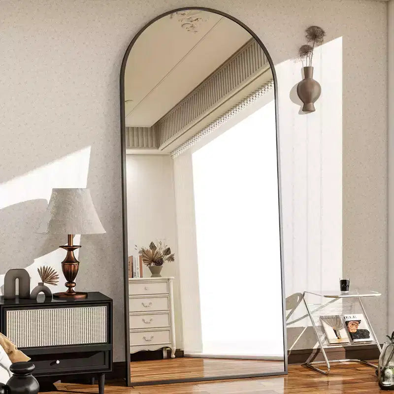 VETROVUE Oversized 30x71 Floor Mirror Arched Full Length Mirrors