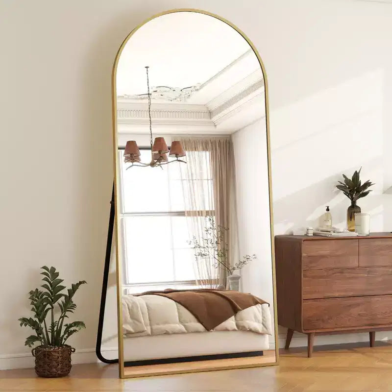 VETROVUE Oversized 30x71 Floor Mirror Arched Full Length Mirrors