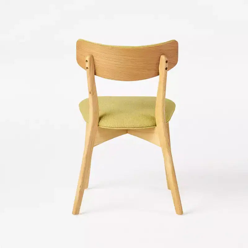GDFStudio Crystal Rubberwood Upholstered Dining Chairs (Set of 2)