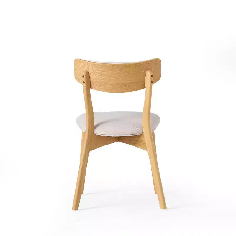 GDFStudio Crystal Rubberwood Upholstered Dining Chairs (Set of 2)