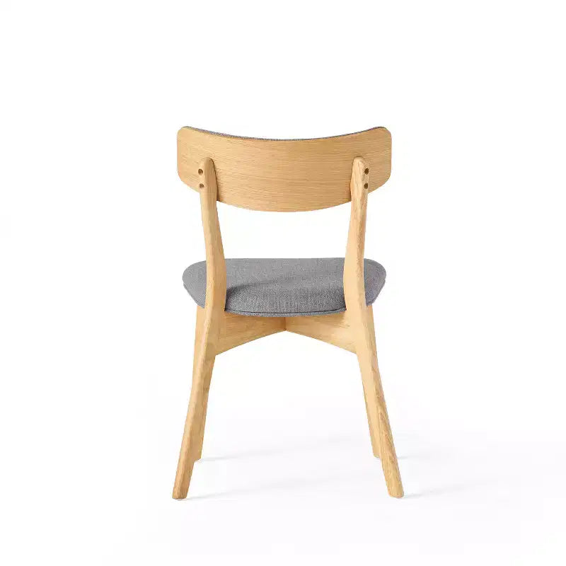 GDFStudio Crystal Rubberwood Upholstered Dining Chairs (Set of 2)