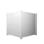 Dovelina Vinyl Garden Fence Panel - Outdoor Decorative Picket Fence with UV Resistance 48'*48'in