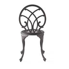 GDFStudio Samedi 3 Piece Outdoor All-Weather Cast Aluminum Bistro Set